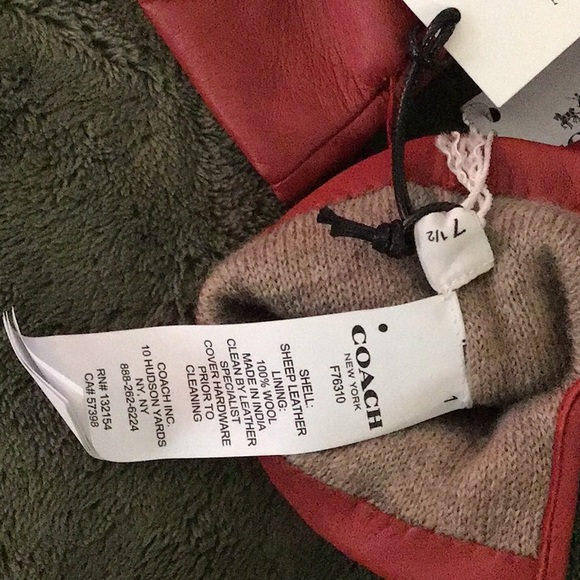 Coach 7 1/2 tech gloves - Picture 6 of 6